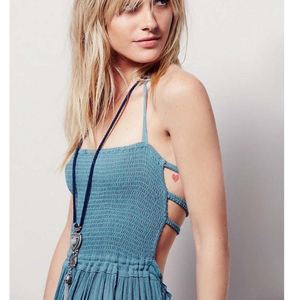 Bohemian Halter Backless Extratropical Maxi Dress - Picture 5 of 8